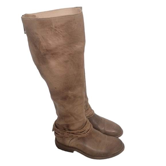 Bed Stu Shoes Bed Stud Eva Tan Rustic Womens Genuine Leather Riding